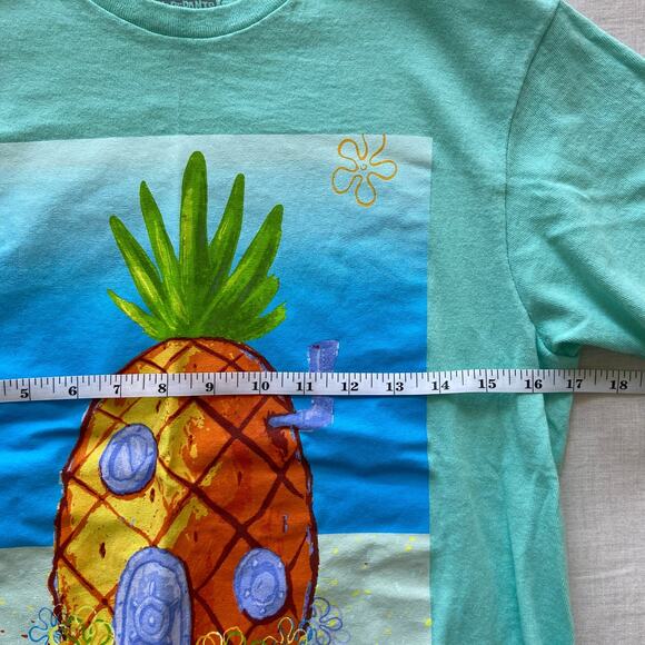 Nickelodeon 90s Y2K SpongeBob SquarePants Graphic Tee Small - Picture 5 of 6